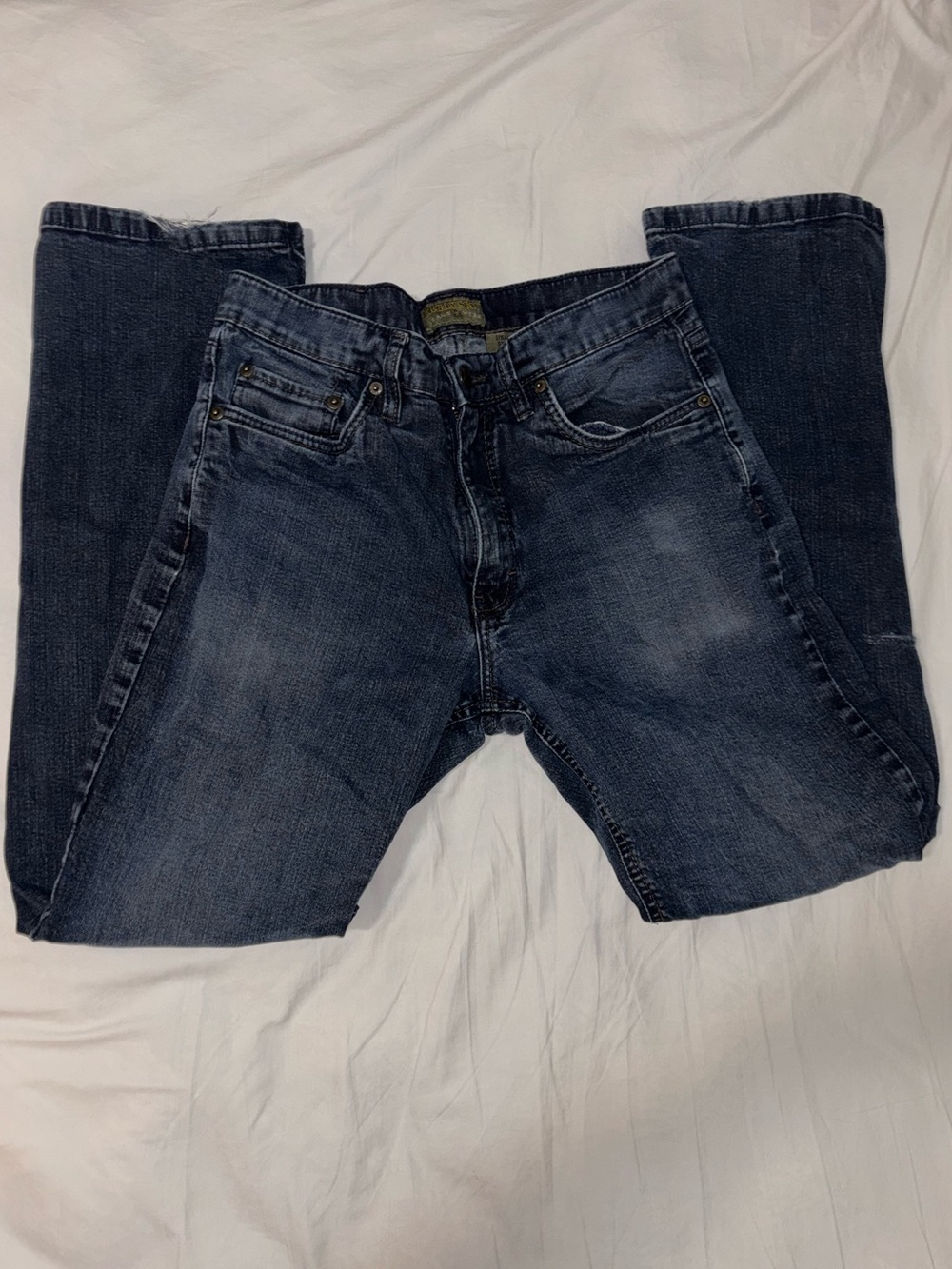 Urban Star Men’s Jeans Wear Relaxed Dark Blue Denim Jeans